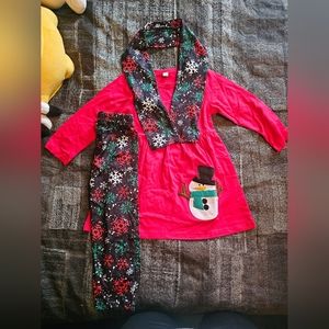 Snowman outfit with scarf size 5